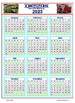 Dennis Society Calendar